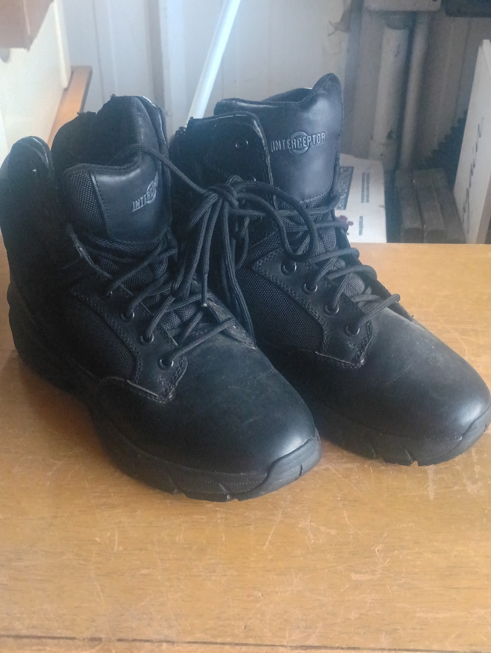 Interceptor Men's Tactical Boots - Black
